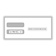 Double Window Envelope W-2/3UP LSR  Gummed 