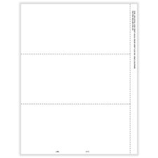 Picture of 1099/W-2 Blank  Face - Horizontal