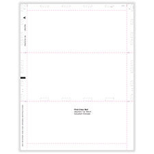 Picture of 1099-MISC Blank Pressure Seal Z-Fold with Backer Instructions