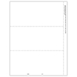 Picture of 1099-MISC 3-Up Blank  for Copies B and C with Printed Back - Horizontal