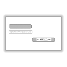 Double Window Envelopes for W2 and 1099-R 