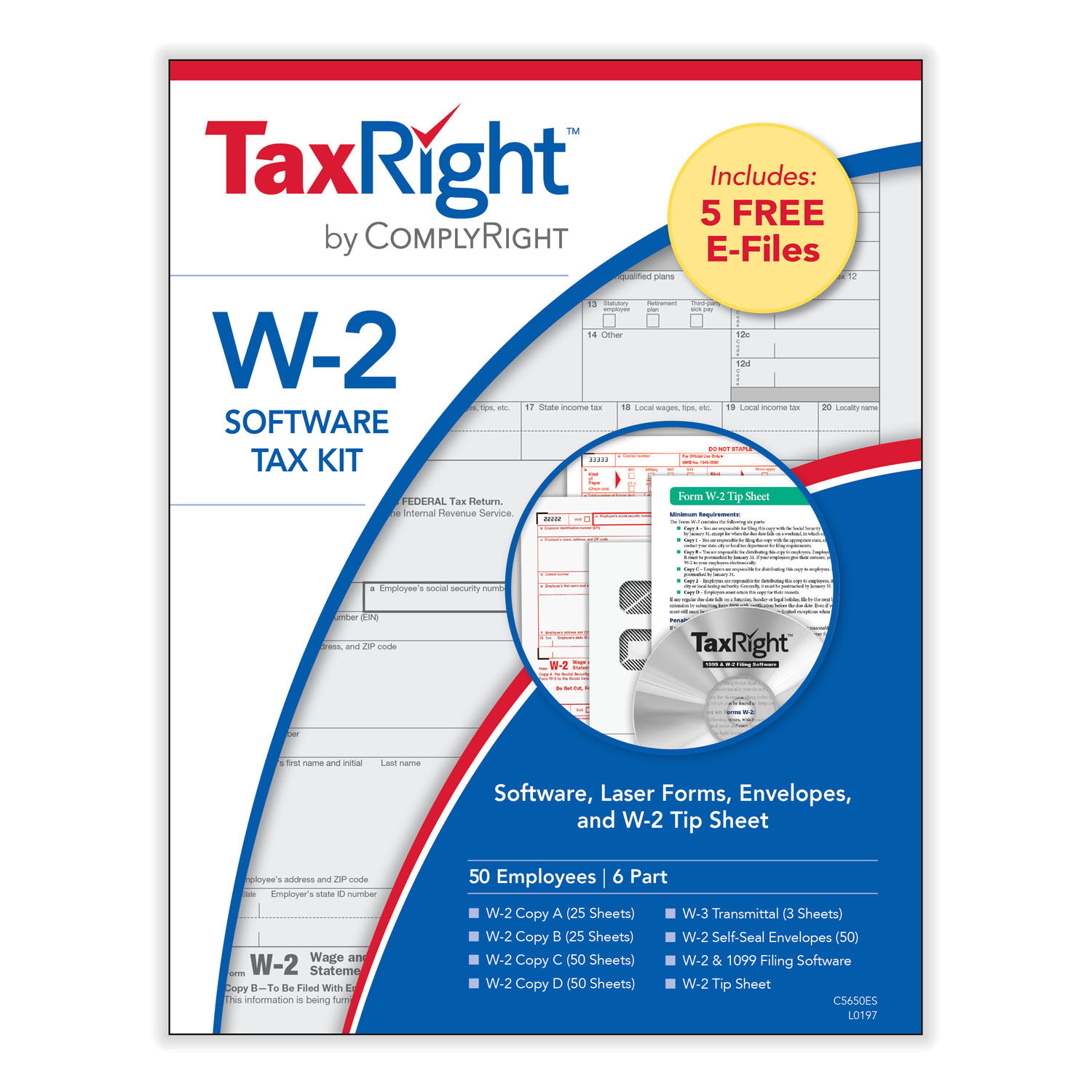 W-2 Tax Forms 2018 Complete Laser W-2 Forms for 2018/ W-3 Transmittal 6-Part Comprehensive Tax Kit for 15 Employees 