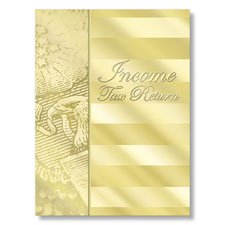 Picture of Gold Income Tax Return Folder