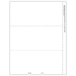 Picture of 1099-NEC 3-Up Blank  for Copies B and C with Printed Back - Horizontal