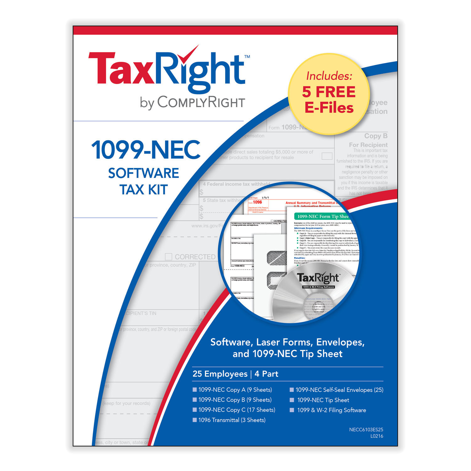 TaxRight 1099-NEC Software Tax Kit | Formstax