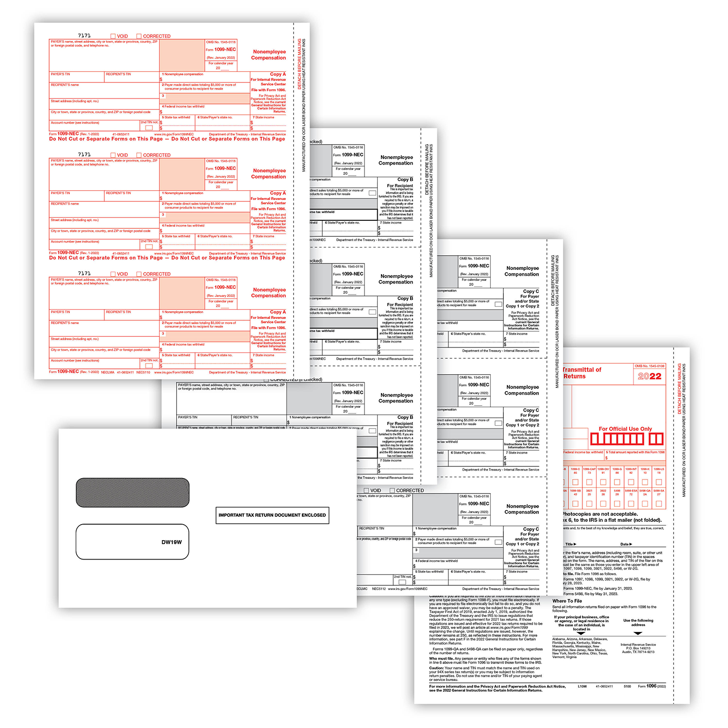 1099-nec-3-up-5-part-set-w-gummed-envelopes-formstax