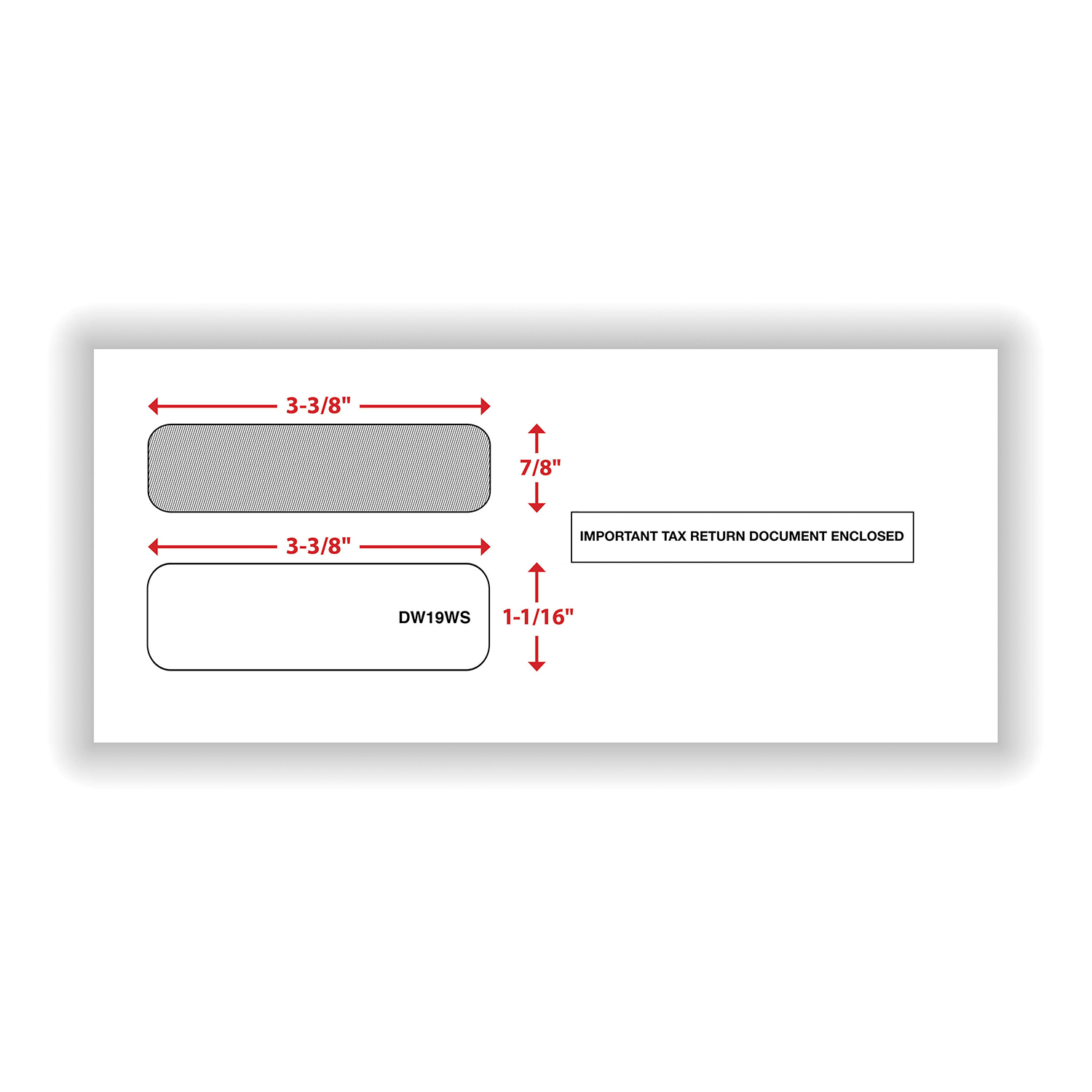 1099 Double Window Envelope 3 Up Self Seal Formstax
