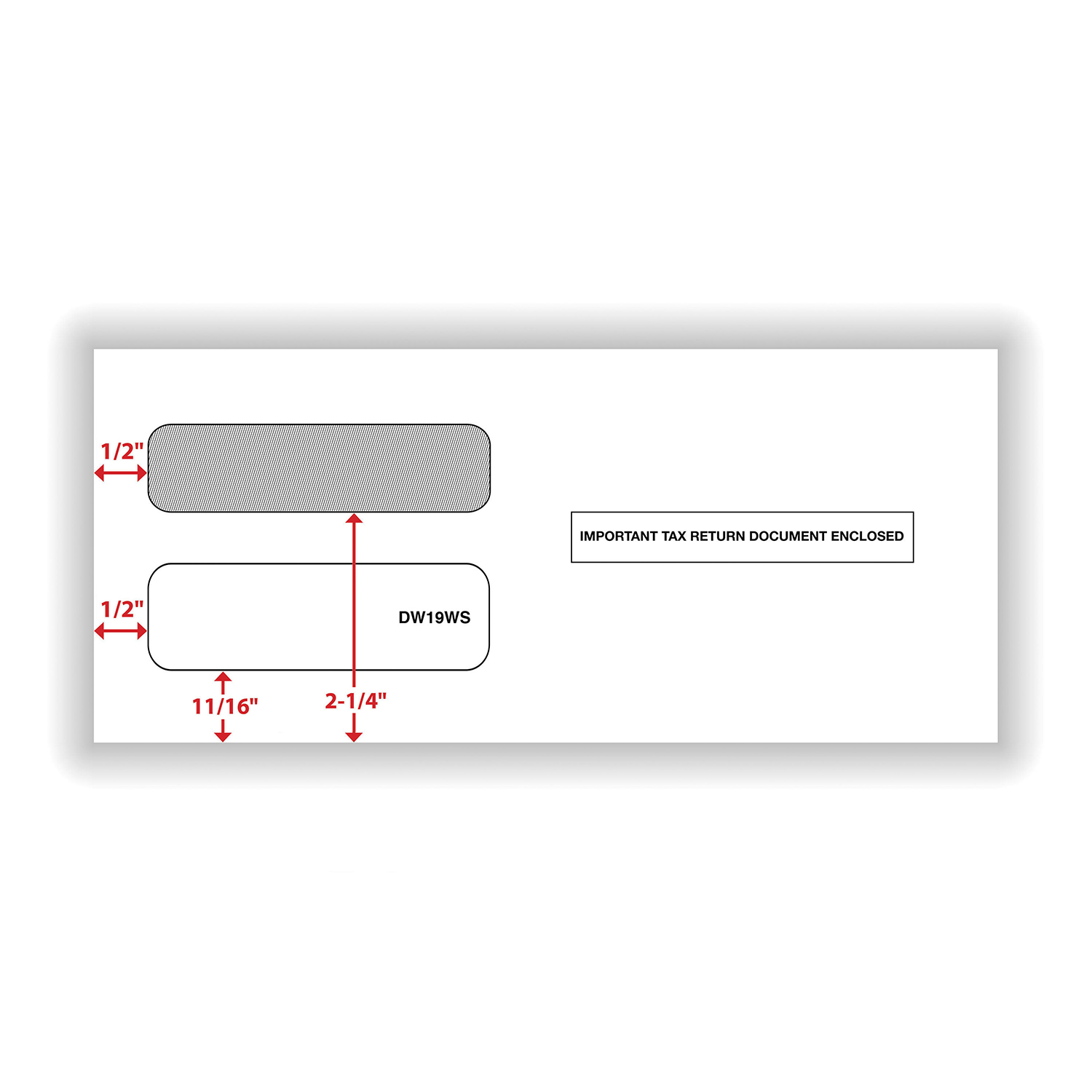 1099 Double Window Envelope 3 UP Self Seal Formstax   L0228 2222 2 DW19S 4 Self Seal3 UpEnvelope Xl 