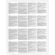 Picture of W-2 4-Up Horizontal w/Employee's Backer Instructions - 24# Print Stock