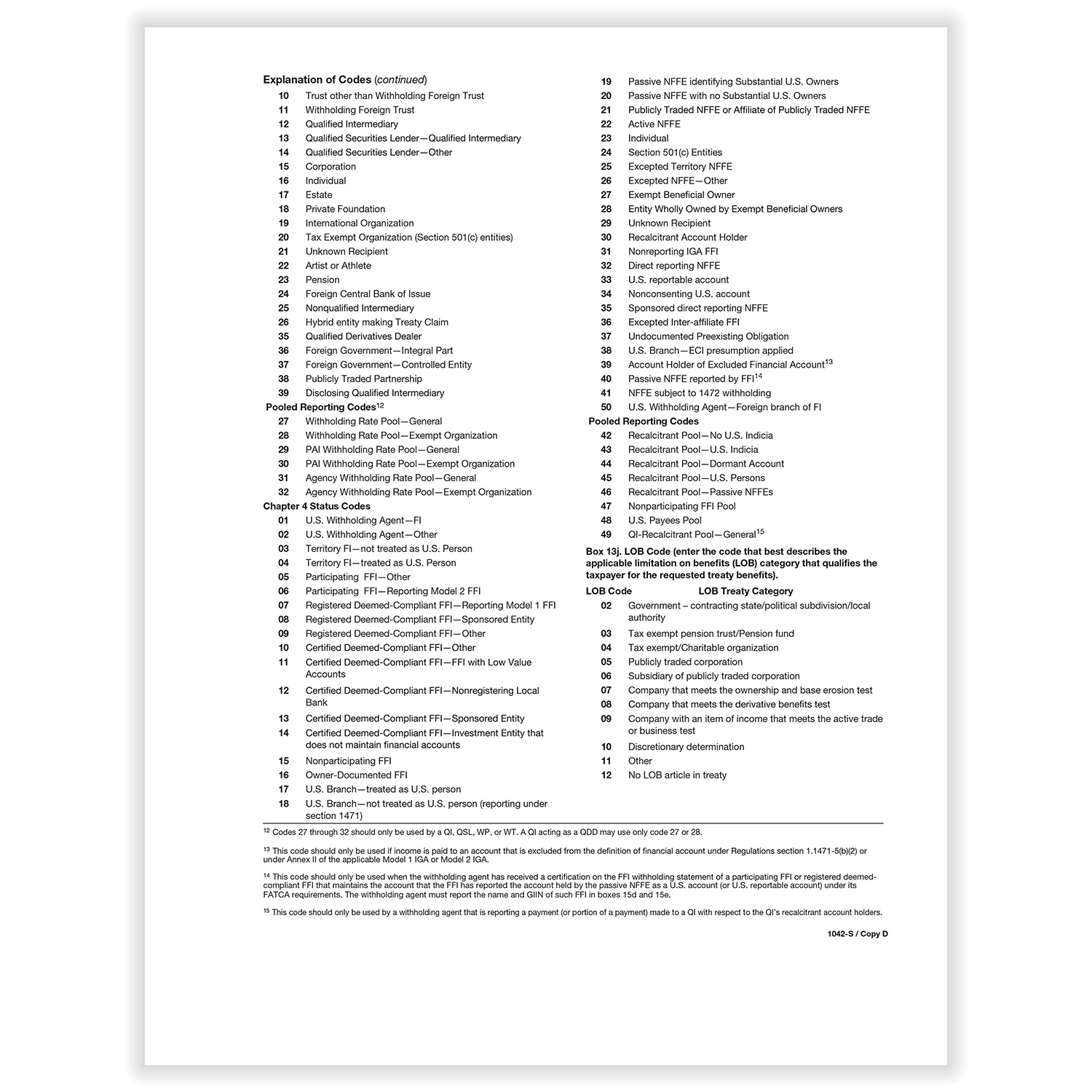 1042S Recipient Copy D Formstax