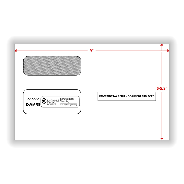 1099 Envelopes | Self-Seal Envelopes | Tax Envelopes | Formstax