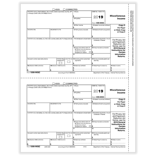 1099 MISC Income Form | 1099 Form Copy C | 1099 Form | Formstax