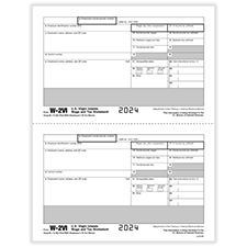 Picture of W-2VI 2-Up Recipient Copy B Pre-Printed