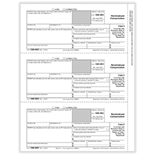 Picture of 1099-NEC 3-Up Copy 2 and/or 1