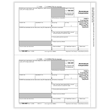 Picture of 1099-NEC 3-Up Copy 2 and/or 1