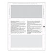 Picture of 1099-NEC 3-Up Pressure Seal 11" Z-Fold