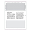 Picture of 1099-NEC 2-Up Pressure Seal, Blank w/ Backer, Z-Fold, 11"