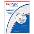 Picture of TaxRight 1099-NEC 3-Up 4-Part Kit w/Envelopes & Software