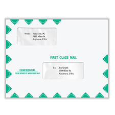 Picture of Double Window Envelope (Peel & Seal), 10" x 13"